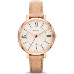 Fossil - Zegarek. Żółte zegarki Fossil, szklane. W wyprzedaży za 369.90 zł.