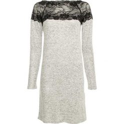Vero Moda Sukienka damska Cima Lace Ls Dress LightGrey Melange W. Black Lace (rozmiar S). Czarne sukienki Vero Moda, s, bez wzorów, bez kołnierzyka, bez ramiączek. W wyprzedaży za 65.00 zł.