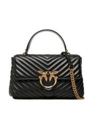 Pinko Torebka Love Lady Puff Classic Cl PE 23 PLTT 100043 A0GK Czarny. Czarne torebki klasyczne Pinko, bez wzorów, ze skóry, bez dodatków. Za 1,389.00 zł.