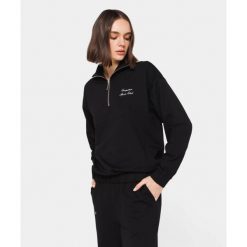Bluza dresowa Carpatree Club Sport Czarna. Czarne bluzy Carpatree, m, bez wzorów, z dresówki, bez kaptura. W wyprzedaży za 199.99 zł.