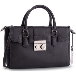 Torebka TRUSSARDI JEANS - With Love City Tote 75B00709 K299. Czarne torebki klasyczne Trussardi Jeans, bez wzorów, z jeansu, bez dodatków. W wyprzedaży za 319.00 zł.