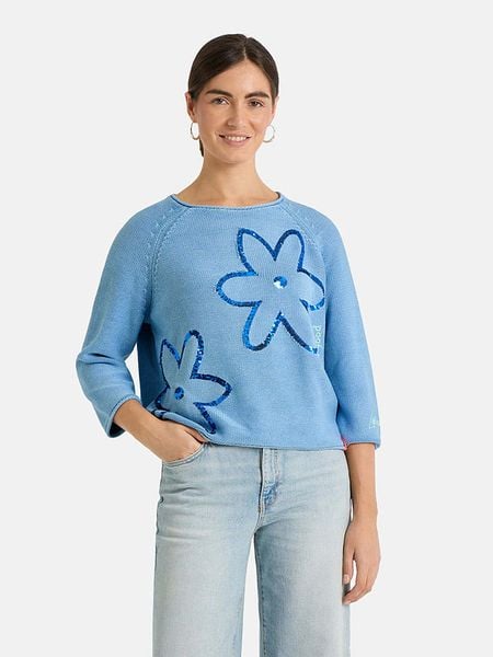 LIEBLINGSSTÜCK Sweter "Auri" w kolorze błękitnym rozmiar: 36. Niebieskie bluzy LIEBLINGSSTÜCK, bez wzorów, z bawełny, bez ramiączek. Za 354.95 zł.