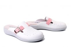 BEFADO DR ORTO 177D 002 biały, klapki profilaktyczne damskie. Białe klapki Befado Dr Orto, bez wzorów, bez obcasa. Za 84.99 zł.