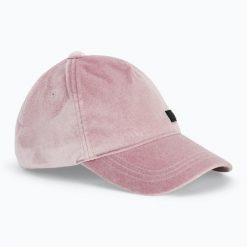 Czapka z daszkiem damska EA7 Emporio Armani Train Athletic Velour. Czerwone czapki EA7 Emporio Armani, bez wzorów, z bawełny, eleganckie. Za 249.99 zł.