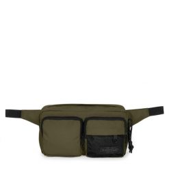 Torba na ramię Eastpak Double Crossbody. Zielone torby na ramię Eastpak, bez wzorów, na ramię, bez dodatków. Za 192.50 zł.