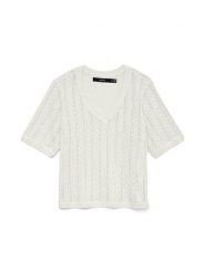 Vero Moda Sweter w kolorze białym rozmiar: M. Białe swetry Vero Moda, m, bez wzorów, bez ramiączek. Za 107.86 zł.