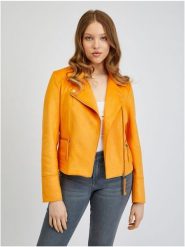 Orsay Kurtka przejściowa w kolorze pomarańczowym rozmiar: 38. Pomarańczowe kurtki Orsay, bez wzorów, bez kaptura. Za 100.99 zł.