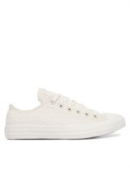 Converse Trampki Chuck Taylor All Star ​ A16907C Écru. Białe trampki Converse, bez wzorów, z materiału, bez zapięcia. Za 379.99 zł.