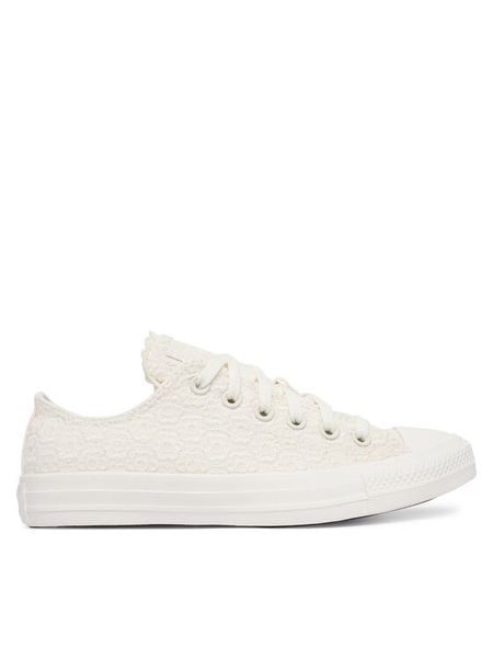 Converse Trampki Chuck Taylor All Star A16907C Écru. Białe trampki Converse, bez wzorów, z materiału, bez zapięcia. Za 379.99 zł.