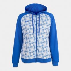 Bluza do piłki nożnej damska Joma Supernova III rozpinana. Białe bluzy Joma, m, z aplikacjami, z poliesteru. Za 127.50 zł.