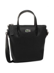 Lacoste Torebka Xs Shopping Cross Bag NF2609PO Czarny. Czarne torebki klasyczne Lacoste, bez wzorów, ze skóry, bez dodatków. Za 269.99 zł.