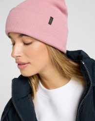 DAMSKA CZAPKA LEE BEANIE PRETTY PLUM 112372696. Czapki Lee, bez wzorów. Za 79.99 zł.