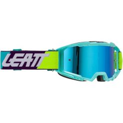 Gogle rowerowe LEATT Goggle Vizion 3.5 Iriz. Niebieskie okulary przeciwsłoneczne LEATT, bez wzorów, sportowe. W wyprzedaży za 209.30 zł.