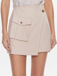 Herskind Spódnica mini Caroline 5012993 Beżowy Regular Fit. Brązowe spódnice Herskind, bez wzorów, z syntetyku, mini. Za 979.99 zł.