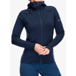 Bluza z kapturem damska Montane Fury Hoodie. Niebieskie bluzy Montane, na zimę, m, bez wzorów, z kapturem. Za 398.99 zł.