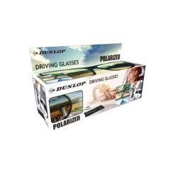 Okulary Dunlop z polaryzacją 130MM z etui. Czarne okulary przeciwsłoneczne Dunlop, bez wzorów, sportowe. Za 16.98 zł.