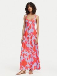 Maaji Sukienka letnia Lamary PT3024CLD001 Fioletowy Regular Fit. Fioletowe sukienki Maaji, na lato, l, bez wzorów, z wiskozy, bez kołnierzyka, bez ramiączek. Za 549.99 zł.