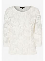 More & More Sweter w kolorze kremowym rozmiar: 42. Brązowe swetry More & More, bez wzorów, bez ramiączek. Za 122.96 zł.