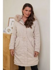 Curvy Lady Parka w kolorze beżowym rozmiar: 44/46. Brązowe parki Curvy Lady, klasyczne, bez kaptura. Za 224.52 zł.