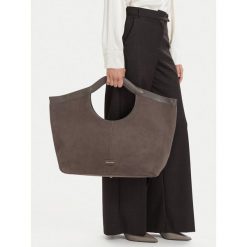Torebka GINO ROSSI. Brązowe shopper Gino Rossi, bez wzorów, bez dodatków. Za 699.99 zł.
