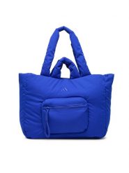 Adidas Torebka Must Haves Puffy JZ4415 Niebieski. Niebieskie shopper Adidas, bez wzorów, z materiału, bez dodatków. Za 219.99 zł.