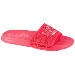 Klapki na basen damskie, S.Land Lady 24 SLALS. Czerwone klapki Joma, bez wzorów, bez obcasa. Za 49.99 zł.