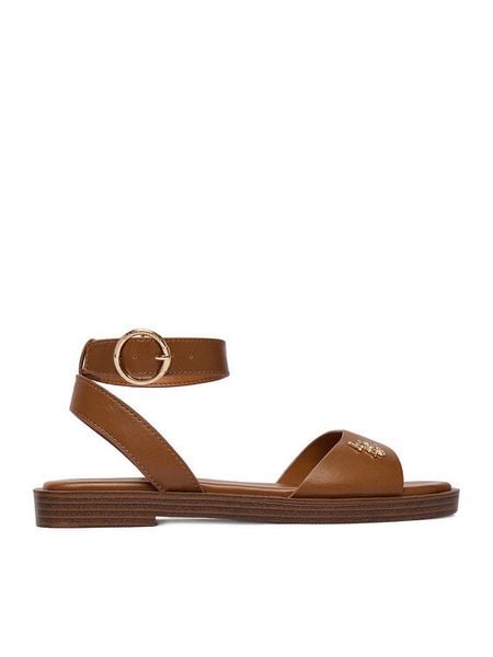 U.S. Polo Assn. Sandały EO-MARINA001W/6Y1 Brązowy. Brązowe sandały U.S. Polo Assn., bez wzorów, ze skóry, marine, bez obcasa, na płaskiej podeszwie, bez zapięcia. Za 142.99 zł.