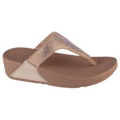 Sandały damskie FitFlop Lulu. Brązowe sandały FIT FLOP, bez wzorów, sportowe, bez obcasa, bez zapięcia. Za 458.00 zł.