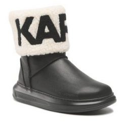 Śniegowce KARL LAGERFELD. Czarne botki KARL LAGERFELD. Za 959.99 zł.