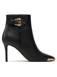Versace Jeans Couture Botki Scarlett 77VA3S57 Czarny. Czarne botki Versace Jeans Couture, bez wzorów, z jeansu, bez obcasa, na szpilce, bez zapięcia. Za 1,299.00 zł.