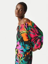 Joseph Ribkoff Bluzka 242175 Kolorowy Relaxed Fit. Bluzki Joseph Ribkoff, bez wzorów, z syntetyku, bez kołnierzyka, bez ramiączek. Za 439.99 zł.