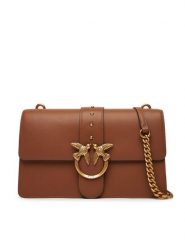 PINKO Torebka Love One Classic ST.CL Al 25-26 PLTT 105857 A0F1 Brązowy. Brązowe listonoszki Pinko, bez wzorów, ze skóry, bez dodatków. Za 1,329.00 zł.