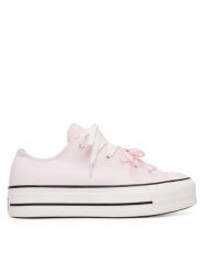 Converse Trampki Chuck Taylor All Star Peached Canvas​ A18916C Różowy. Czerwone trampki Converse, bez wzorów, z materiału, bez zapięcia. Za 419.99 zł.