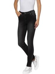 Heine Dżinsy - Slim fit - w kolorze czarnym rozmiar: 36. Czarne jeansy Heine, bez wzorów, z podwyższonym stanem. Za 105.88 zł.