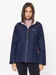 Salewa Kurtka przejściowa Puez 28616 Granatowy Regular Fit. Niebieskie kurtki sportowe Salewa, bez wzorów, z syntetyku, bez kaptura, outdoorowe. Za 439.99 zł.