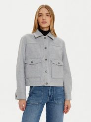 Guess Kurtka przejściowa W4BL27 WGIX2 Szary Regular Fit. Szare kurtki Guess, l, z aplikacjami, z syntetyku, bez kaptura. Za 379.99 zł.