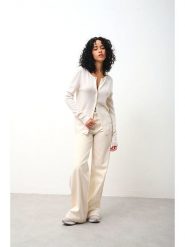 AUTHENTIC CASHMERE Kaszmirowy kardigan "Caron" w kolorze kremowym rozmiar: S. Brązowe kardigany AUTHENTIC CASHMERE, s, bez wzorów, z kaszmiru. Za 217.53 zł.