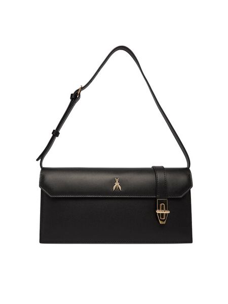 Patrizia Pepe Torebka 8B0327/L061 Czarny. Czarne torebki klasyczne Patrizia Pepe, bez wzorów, ze skóry, bez dodatków. Za 1,219.00 zł.