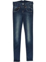 Herrlicher Dżinsy "Pearl" - Slim fit - w kolorze granatowym rozmiar: W24/L32. Niebieskie jeansy Herrlicher, l, z aplikacjami. Za 175.67 zł.