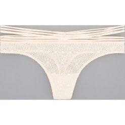 Koronkowe stringi - Beżowy. Stringi Reserved. Za 29.99 zł.