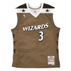 Koszulka NBA Washington Wizards Caron Butler. Żółte bluzki Mitchell & Ness, bez wzorów, sportowe, bez kołnierzyka, bez ramiączek. Za 468.10 zł.