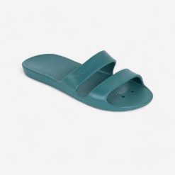 Second Life - Klapki basenowe damskie Nabaiji 100 Basic - Stan Doskonały. Klapki NABAIJI, bez wzorów, bez obcasa. Za 25.99 zł.