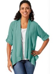 WITT WEIDEN Kardigan w kolorze turkusowym rozmiar: 38. Niebieskie kardigany WITT WEIDEN, bez wzorów, z bawełny. Za 56.99 zł.