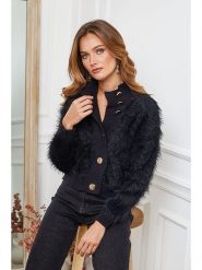 Joséfine Kardigan "Bandole" w kolorze czarnym rozmiar: S. Czarne kardigany Joséfine, s, bez wzorów. Za 194.95 zł.