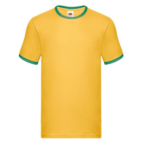 Bawełniana Koszulka Unisex Dla Dorosłych. Brązowe bluzki FRUIT OF THE LOOM, xl, bez wzorów, z bawełny, sportowe, bez kołnierzyka, bez ramiączek. Za 46.99 zł.