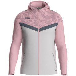 Bluza dresowa z kapturem zapinana na zamek Jako Iconic. Czerwone bluzy JAKO, m, bez wzorów, z dresówki, z kapturem. Za 386.50 zł.