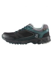 Haglöfs Buty turystyczne "Trail Q Fuse GT" w kolorze czarno-morskim rozmiar: 41 1/3. Czarne trekkingi Haglöfs, z gore-texu, outdoorowe. Za 393.45 zł.