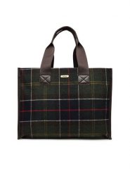 Barbour Torebka Turnberry Tartan LBA0424OL91 Zielony. Zielone torebki klasyczne Barbour, bez wzorów, z materiału, bez dodatków. Za 569.99 zł.