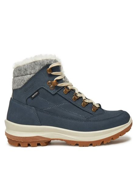 Grisport Trekkingi 14131N3G Granatowy. Niebieskie trekkingi Grisport, z nubiku, trekkingowe. Za 463.99 zł.