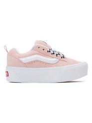 Vans Skórzane sneakersy "Knu Stack" w kolorze jasnoróżowym rozmiar: 40. Różowe trampki Vans, bez wzorów, bez zapięcia. Za 189.29 zł.